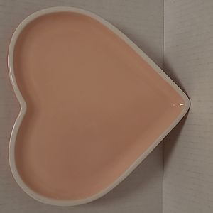 The White Barn Candle Company Pink Heart Candle Holder